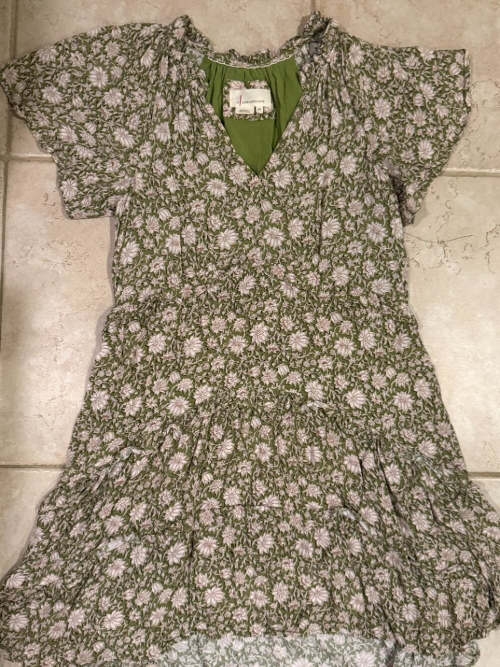 Anthropologie Robin Tiered Mini Dress,